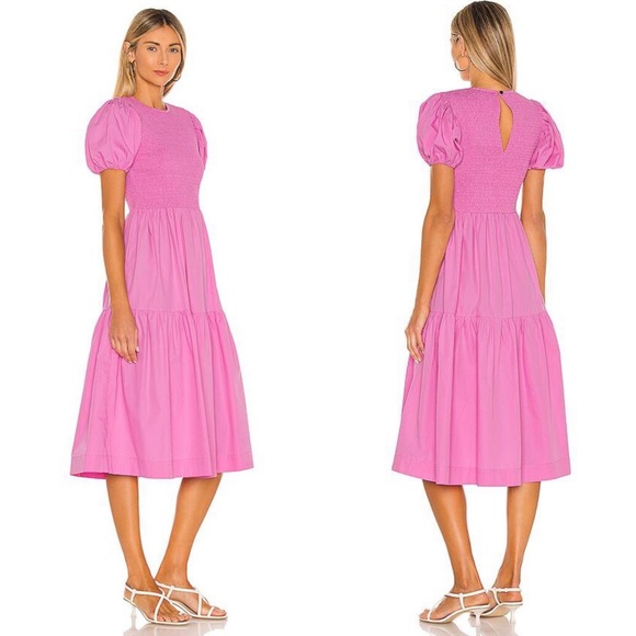 S/W/F Dresses & Skirts - • S/W/F • Puff Sleeve Dress Pink